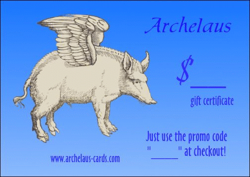 Archelaus gift certificate